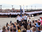 Первокурсники Ушаковки произнесли клятву на Форумной площади Новороссийска