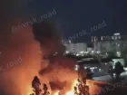 Ночной пожар в Новороссийске: заброшенное здание горело больше 4х часов 