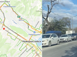 Дикие пробки сковали этим утром Новороссийск