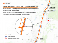 Внимание! На трассе М-4 «Дон» изменится схема движения