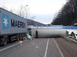 ДТП с апельсинами: такой мега-пробки Новороссийск еще не видел