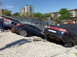 Почему в Новороссийске под землю ушли шесть автомобилей и кто возместит ущерб