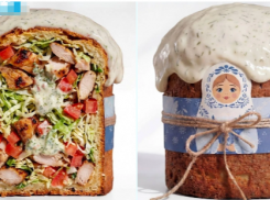 Кулич-шаурму предлагают гурманам к Пасхе