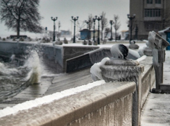 Зима продолжается в Новороссийске столбики термометра ночью опустятся до -10 
