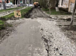 Дошли до школы - все в грязи: новороссиец о разрытом тротуаре 