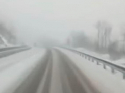 Апрель по-новороссийски: перевал занесло снегом 