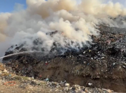 Пожар на мусорном полигоне Новороссийска тушат уже 90 человек 