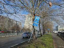 Дорожный знак становится угрозой для пешеходов Новороссийска