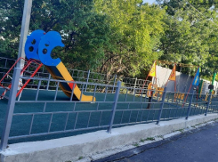 В Новороссийске стало больше еще на одну детскую площадку