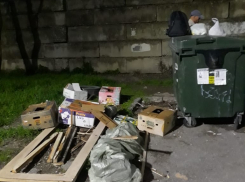 В паре метров от офиса ЭкоЮг в Новороссийске образовалась свалка