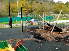 О сгоревшей площадке в Абрау-Дюрсо заговорили только сейчас 