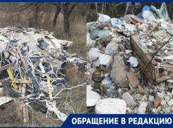 «Мусорные горы»: в станице Раевской образовалась стихийная свалка 