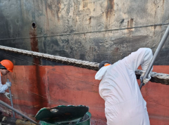 Разлив нефти с панамского судна произошел у берегов Новороссийска