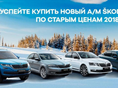 Новый автомобиль ŠKODA по старым ценам