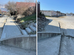 «Лучше никакого тротуара, чем такой», - новороссийцев измучила полоса препятствий  
