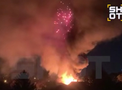 Во время атаки БПЛА в Краснодаре начался масштабный салют 