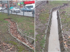 Коммунальщики расчистили «прошлогоднюю» листву в ливневках Новороссийска 