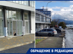 Раскидистый тополь срубили и закатали под асфальт из-за строительства павильона в Новороссийске 