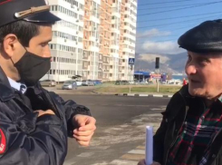 Организатора ковидного протеста пытались задержать в Новороссийске 