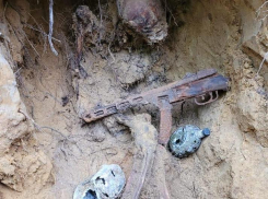 Под Новороссийском нашли останки красноармейцев времен ВОВ 