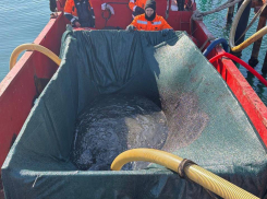В Черном море применили новую технологию «пылесоса» для сбора мазута со дна