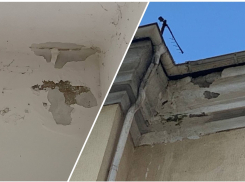 Был ли капремонт: в Новороссийске рушится фасад одного из домов 