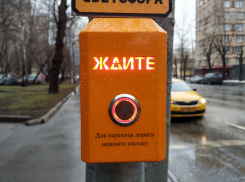 Больше недели в центре Новороссийска не работает кнопка светофора 