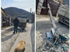 Федотовка сидит без света из-за сбитого столба