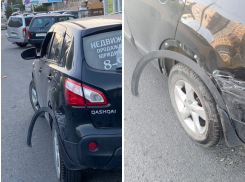 Водитель в Новороссийске протаранил несколько машин и скрылся: его ищут