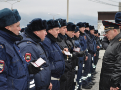 Линейку из ГАИшников со всего края выстроили в Новороссийске