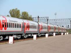 Поезд с музеем едет в Новороссийск