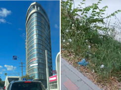 Кучи мусора и высокая трава «украшают» долгострой ЖК «Марсель» в Новороссийске 