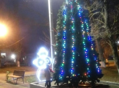 Дети разгромили новогоднюю ёлку в пригороде Новороссийска
