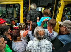 «100 человек на Шесхарис»: новороссийцам не хватает троллейбусов и маршруток 