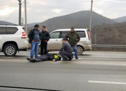 Девушка сбила сотрудника Новороссийского отдела Госавтонадзора