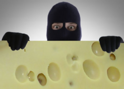 Новороссиец украл 8 кг сыра и поплатился