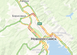 Новороссийск «парализовали» пробки после непогоды 