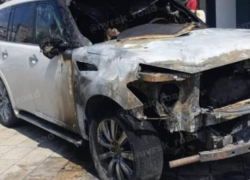 Дорогущая машина вспыхнула и озарила ночной Новороссийск