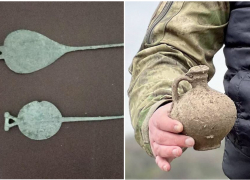 Доисторические железные копья, ножи и посуду нашли под Новороссийском