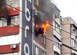 Из пожара в Новороссийске эвакуировали 120 человек