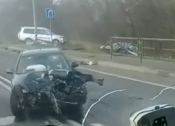 Серьезное ДТП под Новороссийском, движение затруднено