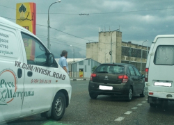 Легкое ДТП ограничило въезд в Новороссийск