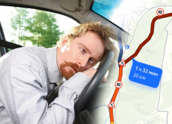 «Это какой-то ужас!»: огромная пробка не собирается покидать въезд в Новороссийск 