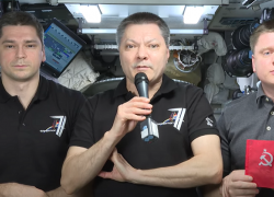 "Пройдя ужасы войны..": новороссийцев поздравили с Днем Победы из космоса 