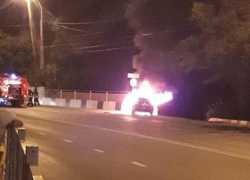 В огне не сгорел  33-летний водитель из Новороссийска