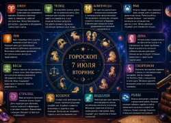 Астропрогноз на 7 июля: кому улыбнется удача во вторник