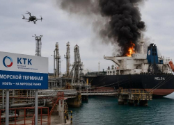Снова под ударом: беспилотник атаковал танкер на терминале КТК