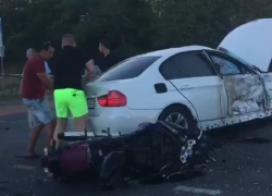 Стали известны подробности ДТП между мотоциклом и BMW в Новороссийске