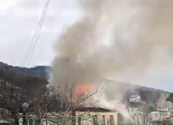 Из-за пожара новороссийцы лишились дома