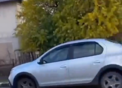 Почему бы и да: водитель из Новороссийска припарковался прямо на пешеходном переходе 